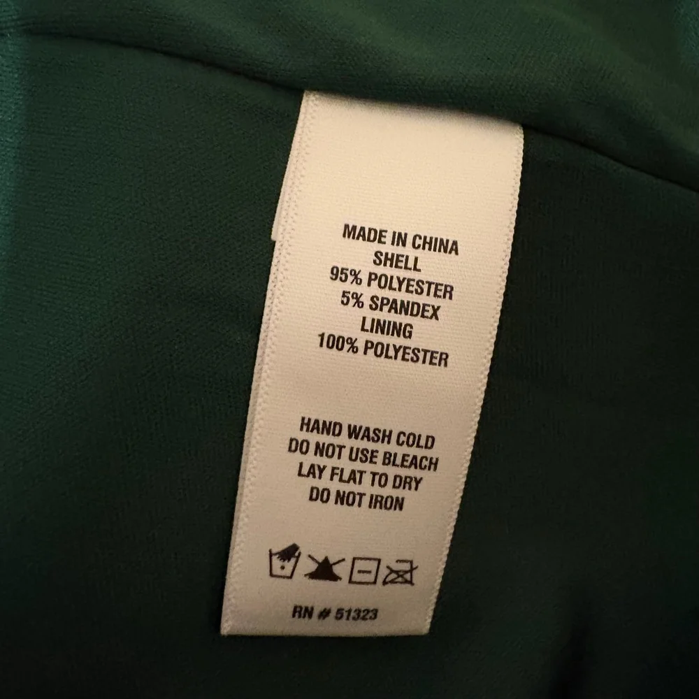 CeCe Emerald Green Sequin Godet Short Sleeve Shimmer Dress M - Picture 13 of 14